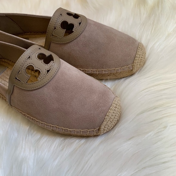 Tory Burch Fumo Suede Sidney Espadrille Flats - Picture 6 of 8